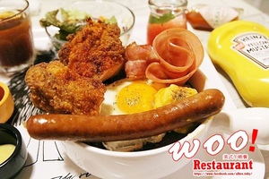 台南 中西區 海安路上新亮點!! 美式丼飯|熱狗餐 『Woo Restaurant美式午晚餐』