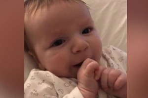 神奇！ 美國2個月大嬰兒 竟清楚說出「Hello」