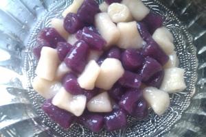 做法簡單又營養Q彈的紫薯芋圓，鹿晗好喜歡吃