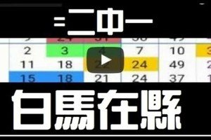 12月6日 六合彩 白馬再現~順勢而行 ~獨支獨碰專車 