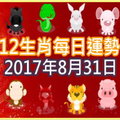 【每日運勢】12生肖之每日運勢2017年8月31日 