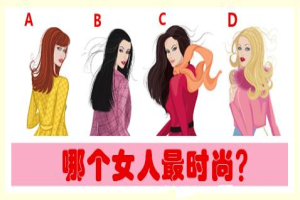 【心理測試】哪個女人最摩登？測你是天生好命的女人嗎? 