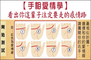 【手相愛情學】看出你這輩子註定要走出的感情路！