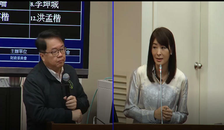 台北101董事長賈永婕赴立法院財委會報告並備詢，透露跨年煙火施放將加碼1分鐘。（圖：立法院議事頻道）