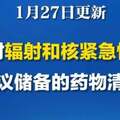 最新消息引人注意：世衛更新應對輻射和核緊急情況關鍵藥物清單