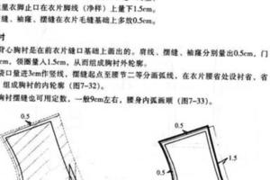 男西裝馬甲版型紙樣和製作縫製教程