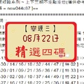 08月22日六合豬頭三之濛濛豬精選四碼。水唷~