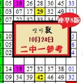 2017啞叫獸猛獸出閘!六合插花~10月24日二中一參考連準8版~