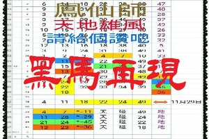 【一五八】12月13日黑馬再現一天地雄風~精 鳳仙師。