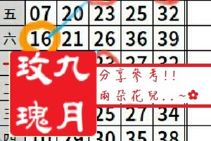 【九月玫瑰】「今彩539」04月19日 分享參考!!兩朵花兒分享..~✿