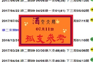 07-11-2017大師出牌，六合彩專區酒空大師孤支分享ˇ