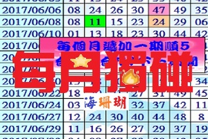 2017六合彩之蔚藍珊瑚海-09/17每個月的獨碰-海珊瑚專區。