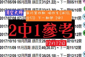 積鬱成味~2017酒空大師歲末六合公益分享 12【2中1參考】12/12