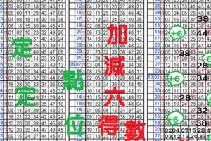 10月25日 六合彩 定點定位 加減六得數 獨支專車