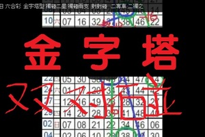 11月1日 六合彩 金字塔型 獨碰二星 獨碰兩支 對對碰 二專車 二獨之   