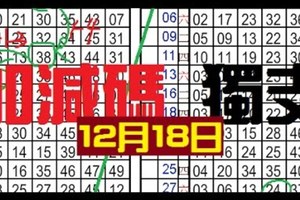 12月18日 六合彩 不定位 定點 加減碼 獨支