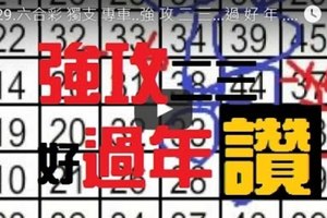 12/29.六合彩 獨支 專車..強 攻 二 三...過 好 年 ....