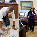 歐巴馬最後一年當總統的15張最棒經典照！最後一張打高爾夫球的姿勢我給100分！ 