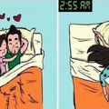 和女友一起睡覺一點都不甜蜜不浪漫！4篇中肯漫畫告訴你這根本是惡夢的開始啊XDD