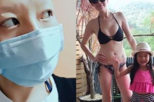 腦瘤又得乳癌！鋼鐵媽化療掉髮躲被哭　女兒：你光頭是最美的