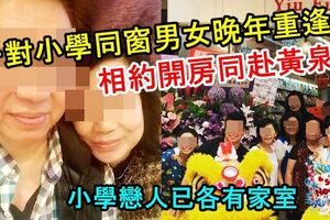 相識多年的小學同學晚年重逢相約開房同赴黃泉