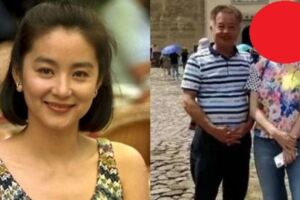 林青霞穿老年裝出遊，短髮發福笑起來像老奶奶，這是65歲真實樣子！