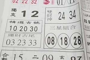 12/28-12/29  台北鐵報-今彩539參考