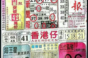 12/3 港六合 【中國新聞報，錢員外，港天下，正旺】多張財報讓你配二三星。參考。參考。