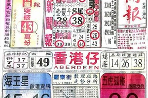 12/15 港六合 【中國新聞報，財經，九九快報，財運，準籤早報，善隱寺，雷公神，黑面天神】多張財報讓你參考，參考。