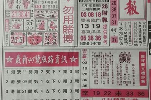 12/15 港六合 《台北鐵報，先鋒報，千禧廣告，北區彩報，香港？報》多張財報讓你參考，參考。