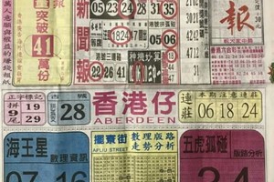 8/5 六合 【中國新聞報，中國龍報，中國彩報，】參考。