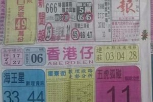 8/15 六合 【中國新聞報，中國少年民報】參考。