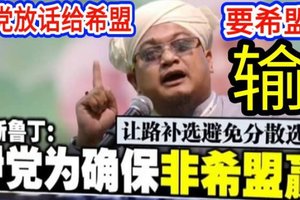 我们要亲眼看到希盟输只要不是希盟赢”，伊党弃战SK补选以聚反票