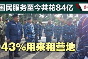 国民服务2004年开跑至今．花84亿近半供租营地