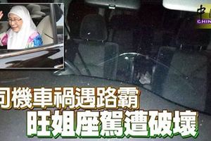 司機車禍遇路霸 旺姐座駕遭破壞