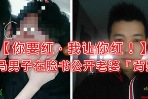 【你要红 · 我让你红！】大马男子在脸书公开老婆“背叛”了7年感情和婚姻，丢下自己和2岁女儿，再和奸夫“远走高飞”！