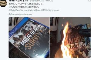 表示雷作！日本玩家燒毀《潛龍諜影 求生戰》PS4實體版發洩不滿