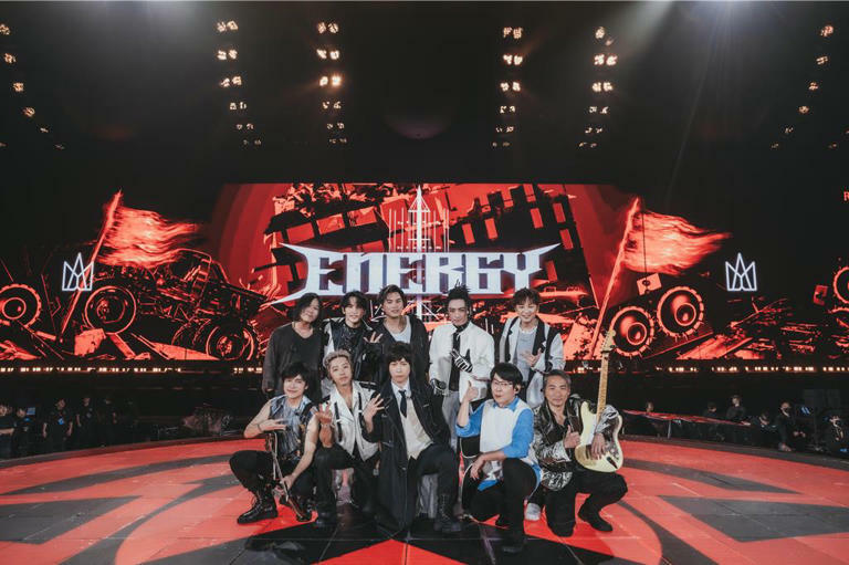 五月天15日在上海開唱，Energy擔任嘉賓。（相信音樂提供）