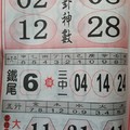 4/17 八卦神數  六合參考