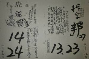 1/12 拆字+虎爺  六合參考