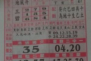 1/12 聖母寶鑑  六合參考