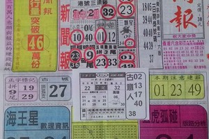 1/16 中國新聞報  六合參考