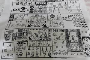 1/28 情報特刊  六合參考