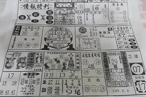 2/2 情報特刊  六合參考