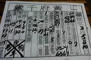 3/5 黃府千歲  六合參考