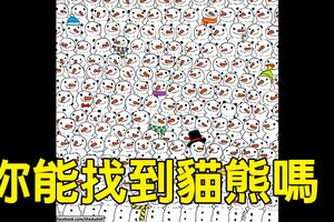 這名插畫家「在雪人群中藏了一隻貓熊」，超過10萬網友都開心地找瘋了！