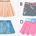 心理測試：4條短裙選一條，測你究竟有多討人喜歡？