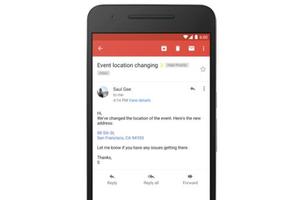 Gmail 終於把電郵內的地址和電話號碼變成超連結了