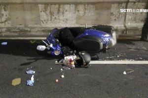 機車雙載闖紅燈撞休旅車　新北凌晨車禍一死一傷