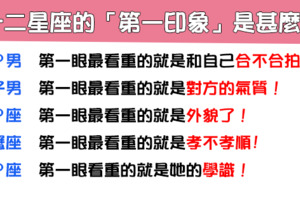 「巧用第一印象，讓他愛上你」十二星座男找女友的「第一印象」看重什麼！